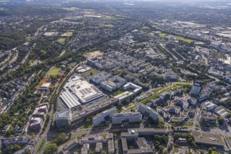 Aerial view of the future METRO campus in Düsseldorf Flingern at METROstraße 1, Flingern,