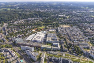 Aerial view of the future METRO campus in Düsseldorf Flingern at METROstraße 1, Flingern,