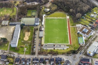 Aerial view, sports facility Welheimer Straße, Bottrop, Ruhr area, North Rhine-Westphalia, Germany,