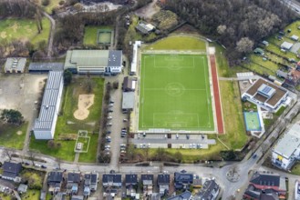 Aerial view, sports facility Welheimer Straße, Bottrop, Ruhr area, North Rhine-Westphalia, Germany,