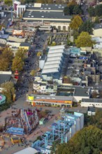 Aerial view, Movie Park Germany in the district Kirchhellen-Nord-Ost in Bottrop, Ruhr area, North