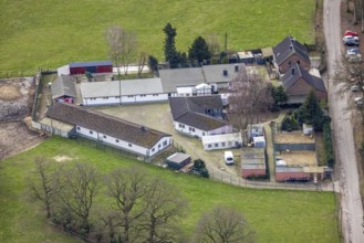 Aerial photo, animal shelter Tierfreunde Bottrop e.V. im Deutschen Tierschutzbund, Bottrop, Ruhr