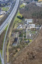Aerial photo, Bottroper Pflanzenhof GmbH, Bottrop, Ruhr area, North Rhine-Westphalia, Germany, Am