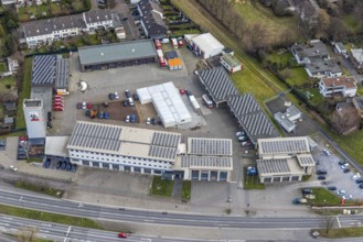 Aerial photo, Bottrop city fire brigade association, Bottrop, Ruhr area, North Rhine-Westphalia,