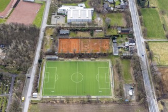 Aerial view, district sports facility Kirchhellen, sports field VfB Kirchhellen 1920 e.V.,