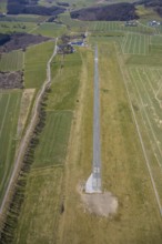 Aerial photo, Brilon Hochsauerland airfield, Zum alten Tower, EFR Brilon Landeplatz, Brilon,