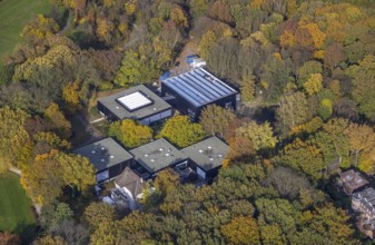 Aerial view, Josef Albers Museum Quadrat im Stadtgarten im Stadtteil Süd-West in Bottrop, Ruhr