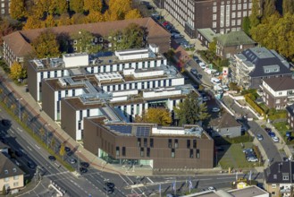 Aerial view, Hochschule Ruhr West - Campus Bottrop in the north-east district of Bottrop, Ruhr