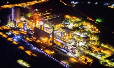 Aerial view, Prosper coking plant, Boy, Bottrop, Ruhr area, North Rhine-Westphalia, Germany,