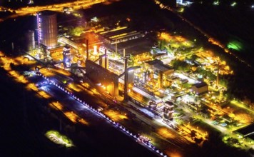 Aerial view, Prosper coking plant, Boy, Bottrop, Ruhr area, North Rhine-Westphalia, Germany,