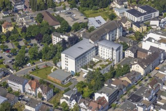 Aerial view, Klinikum Hochsauerland St.-Johannes-Hospital Neheim, Neheim, Arnsberg, Sauerland,