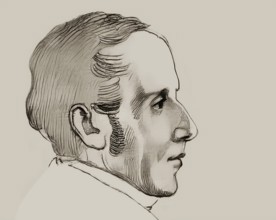 Portrait of Joseph Ritter von Fraunhofer, 1787 – 1826, German physicist and optical lens