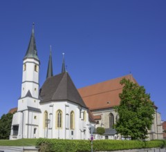 Tilly Chapel behind the Collegiate Parish Church of St Philip and St James, Altötting, Bavaria,