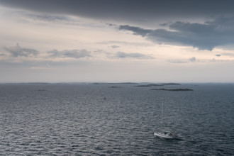 Sailing ship, archipelago, Åland, Åland Islands, Finland