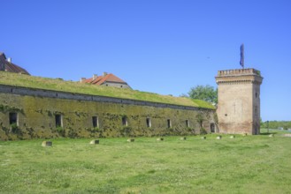 Fortress wall and watchtower, Tvrda, Osijek, Osijek-Baranja County, Croatia