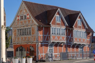 Vaults at the old harbour Wismar Germany