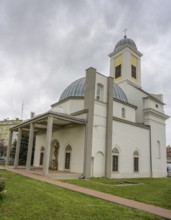 The parish church of All Saints used to be a mosque, Ðakovo, Osijek-Baranja County, Croatia