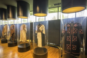 Traditional costumes and clothing, Museum of Vucedol Culture, Vukovar, Vukovar-Srijem County,