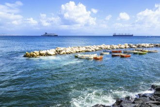 Seaside in Naples, Campania, Italy