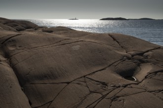 Bohus granite, rocky coast, Ramsvik, Naturreservat Ramsviklandet, Bohuslän, Skagerrak, Sotenäs,