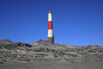 Lighthouse from 1915, Diaz Point, Lüderitz Peninsula, Karas Region, Namibia