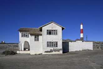 Lighthouse from 1915, Diaz Point, Lüderitz Peninsula, Karas Region, Namibia