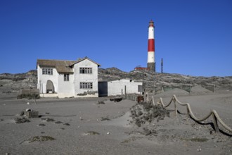 Lighthouse from 1915, Diaz Point, Lüderitz Peninsula, Karas Region, Namibia