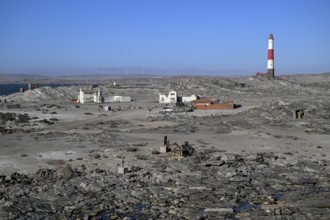 Lighthouse from 1915, Diaz Point, Lüderitz Peninsula, Karas Region, Namibia