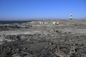 Lighthouse from 1915, Diaz Point, Lüderitz Peninsula, Karas Region, Namibia