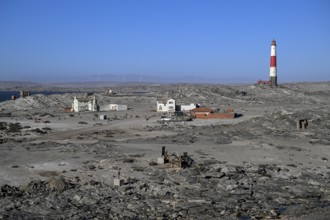 Lighthouse from 1915, Diaz Point, Lüderitz Peninsula, Karas Region, Namibia