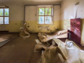 Abandoned military site Wustrow peninsula Baltic Sea Germany