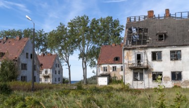 Abandoned military site Wustrow peninsula Baltic Sea Germany
