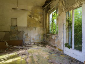 Abandoned military site Wustrow peninsula Baltic Sea Germany