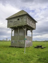 Observation tower in the Krapje Dol nature reserve, Krapje, Sisak-Moslavina County, Croatia