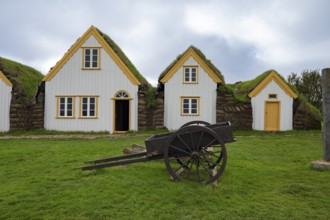 Glaumbær farm, museum of a peat farm, North Iceland, Iceland