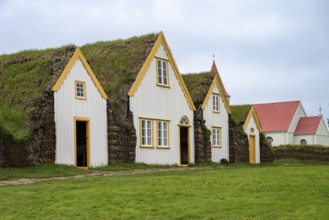 Glaumbær farm, museum of a peat farm, North Iceland, Iceland