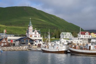 Harbour of Husavik, North Iceland, Iceland