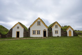 Glaumbær farm, museum of a peat farm, North Iceland, Iceland