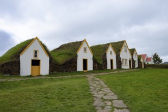 Glaumbær farm, museum of a peat farm, North Iceland, Iceland
