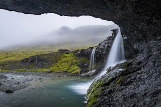 Skútafoss waterfall, East Iceland, Iceland