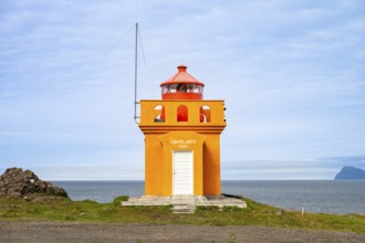Óshólar lighthouse, Westfjords, West Iceland, Iceland