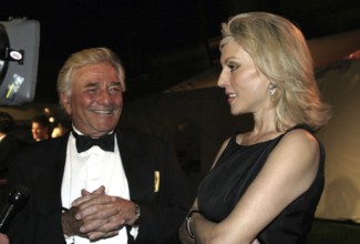 Peter Falk and Shera Danese at the the 2nd Annual Guardian IDA Awards fundraiser held at Paramount