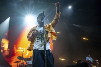 Ryan Tedder, singer of OneRepublic live on Escape to Europe 2025 Tour at the Berlin Uber Arena on