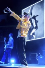 Ryan Tedder, singer of OneRepublic live on Escape to Europe 2025 Tour at the Berlin Uber Arena on