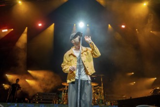 Ryan Tedder, singer of OneRepublic live on Escape to Europe 2025 Tour at the Berlin Uber Arena on
