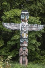 Totem Pole, Stanley Park, Vancouver, Canada