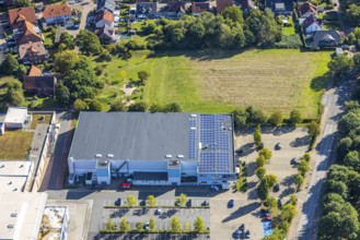Aerial photo, beta Finanz Eissportarena Hamm, Uentrop, Hamm, Ruhr area, North Rhine-Westphalia,