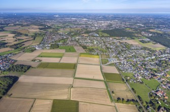 Aerial view, planned stop in Westtünnen, construction site at Südfeldweg and Von-Thünen-Straße for