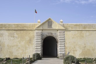 Fort Fortaleza de Sagres, Entrance, Ponta de Sagres, Sagres, Algarve, Portugal