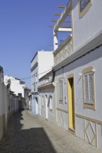 Alley and houses, Ferragudo, Algarve, Portugal